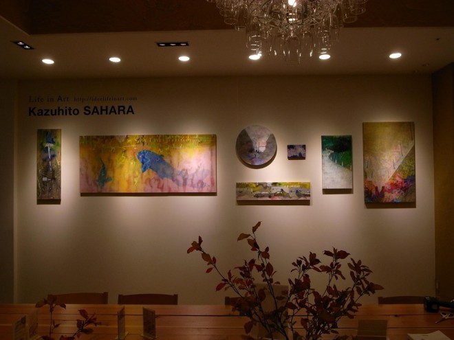 スマートフォンでアートを買う　Kazuhito SAHARA展＠MUJI新宿