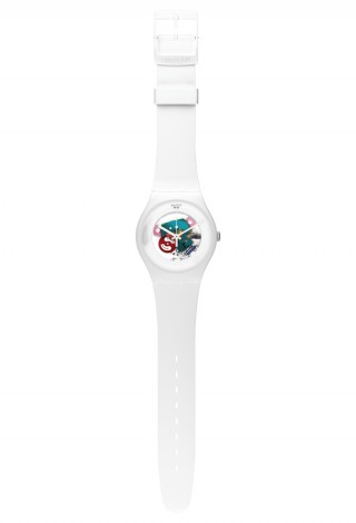 WHITE LACQUERED / SWATCH NEW GENT LACQUERED WHITE LACQUERED / SWATCH NEW GENT LACQUERED