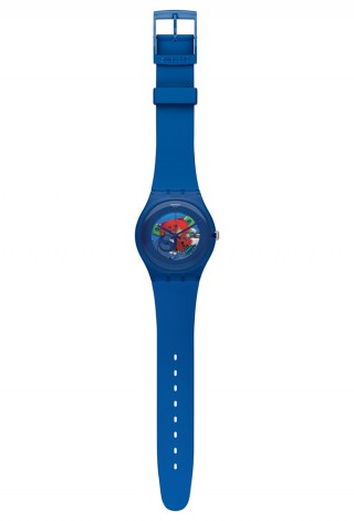 INDIGO LACQUERED / SWATCH NEW GENT LACQUERED INDIGO LACQUERED / SWATCH NEW GENT LACQUERED