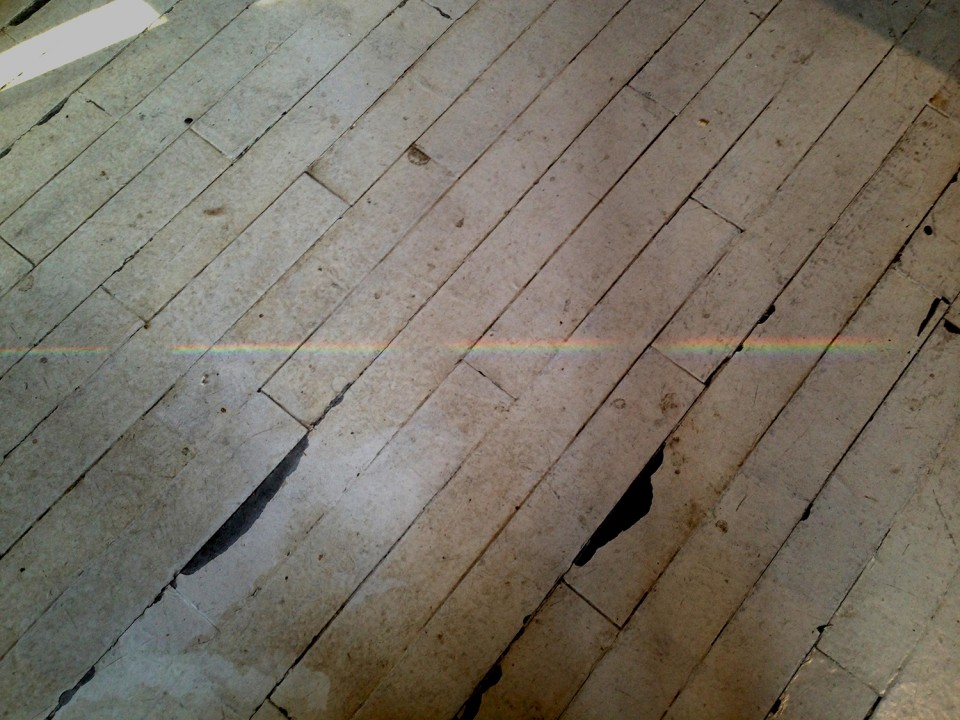 事務所の虹